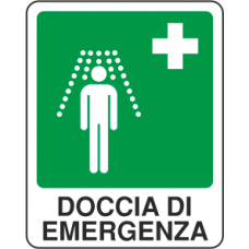 segnale doccia di emergenza segnale doccia di emergenza